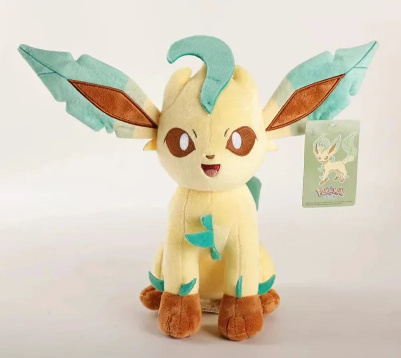 Peluche Pokémon Eeveelution Pikachu Sylveon Leafeonl Espeon Glaceon Umbreon Peluche douce Dessin animé Jouets enfants Cadeau