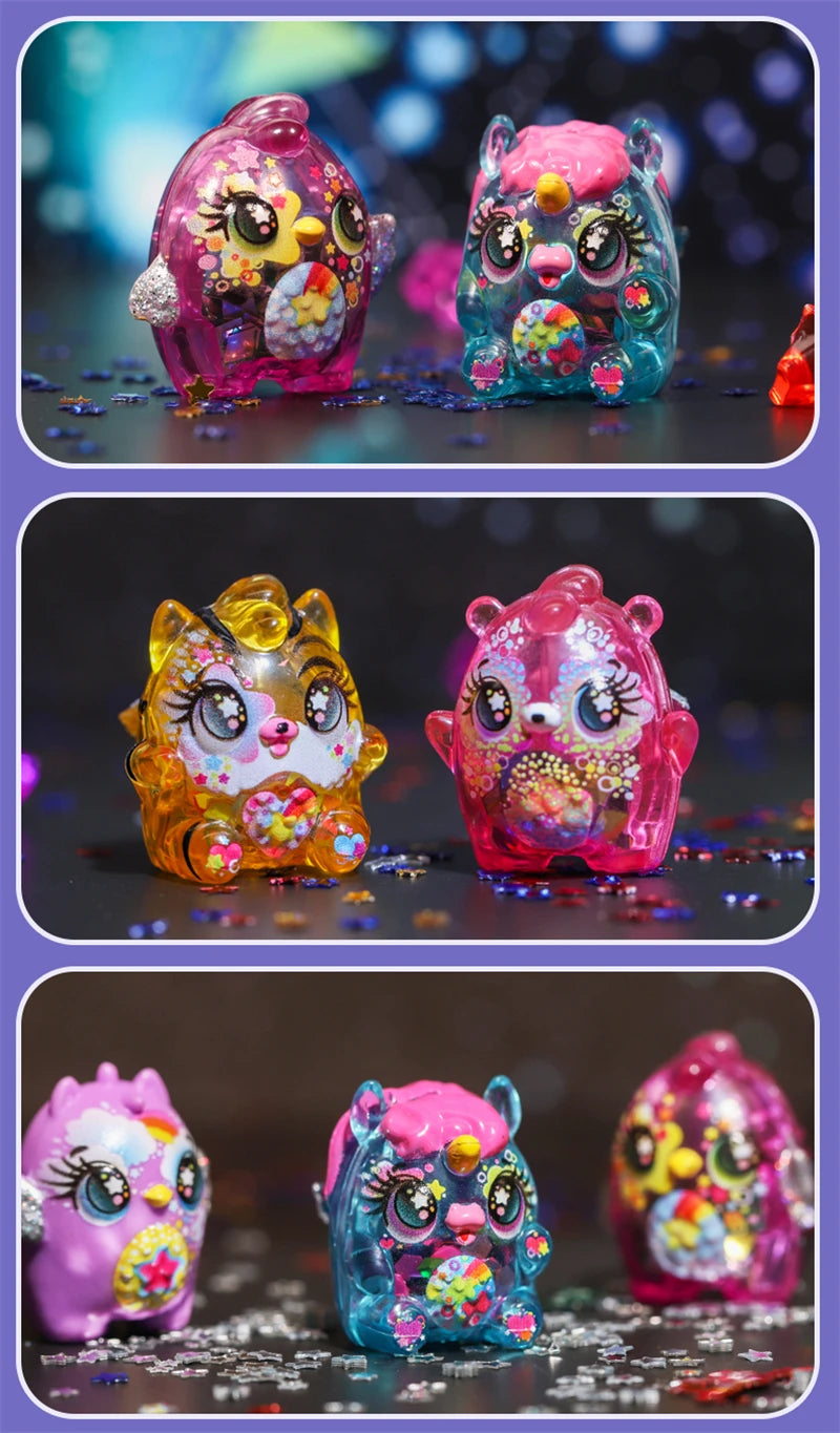 Huevo Hatchimals original S6, serie Royal Family, minihuevos para incubar, colección Magic Genie, juguetes, regalos