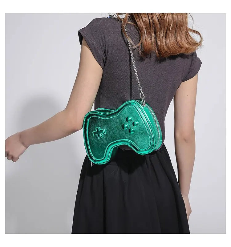 Bolso de cadena pequeño para mujer, bolso de hombro con mini asa, bolso cruzado para mujer con máquina de juegos