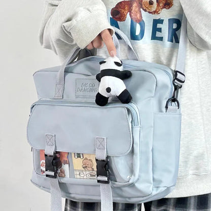 Nouveau Kawaii Sac À Dos Femmes Nylon Grand Sac Transparent Itabag Femmes Sacs D'école Pour Les Adolescentes Filles Fourre-Tout Sacs À Main Sacs À Bandoulière Fille