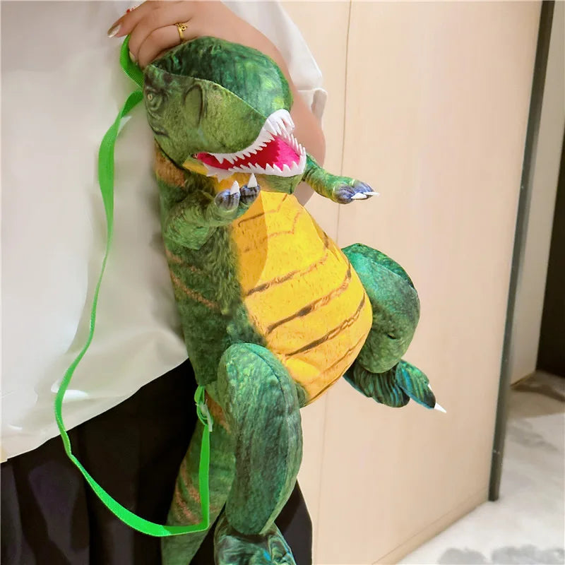 Sac à bandoulière parent-enfant 2024 Nouveau sac à dos créatif dinosaure 3D Sac à dos mignon dessin animé animal Sac à dos dinosaures pour enfants