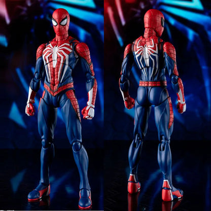 Spider Man Upgrade Suit PS4 Game Edition SpiderMan Action Figure Collectable Model Toy