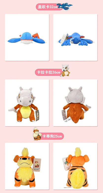 DuoDuoBao Original POKEMON Eevee Sylveon Umbreon Espeon Plush Toy Gengar Pikachu Charizard Plush Doll Soft Kawaii Toys Kids Gift