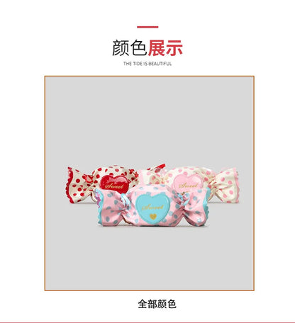 Cute Candy Style Single Shoulder Crossbody Bag Creative PVC Handbag Love Letter Bag for Women