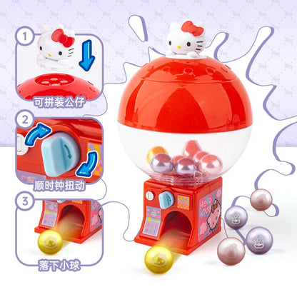 Mini machine à tordre les œufs Sanrio Hello Kitty Kuromi Kawaii, jouet de dessin animé pour enfants, cadeau de jeu