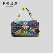 Cute Candy Style Single Shoulder Crossbody Bag Creative PVC Handbag Love Letter Bag for Women