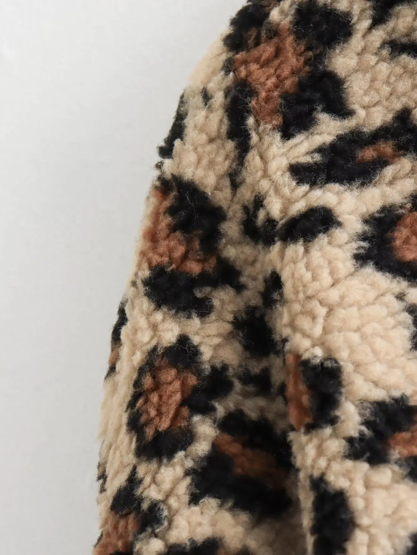 Chaqueta de leopardo de otoño Suninheart, abrigo para mujer, novedades de 2024, chaqueta de un solo pecho con cuello redondo, abrigo informal para mujer