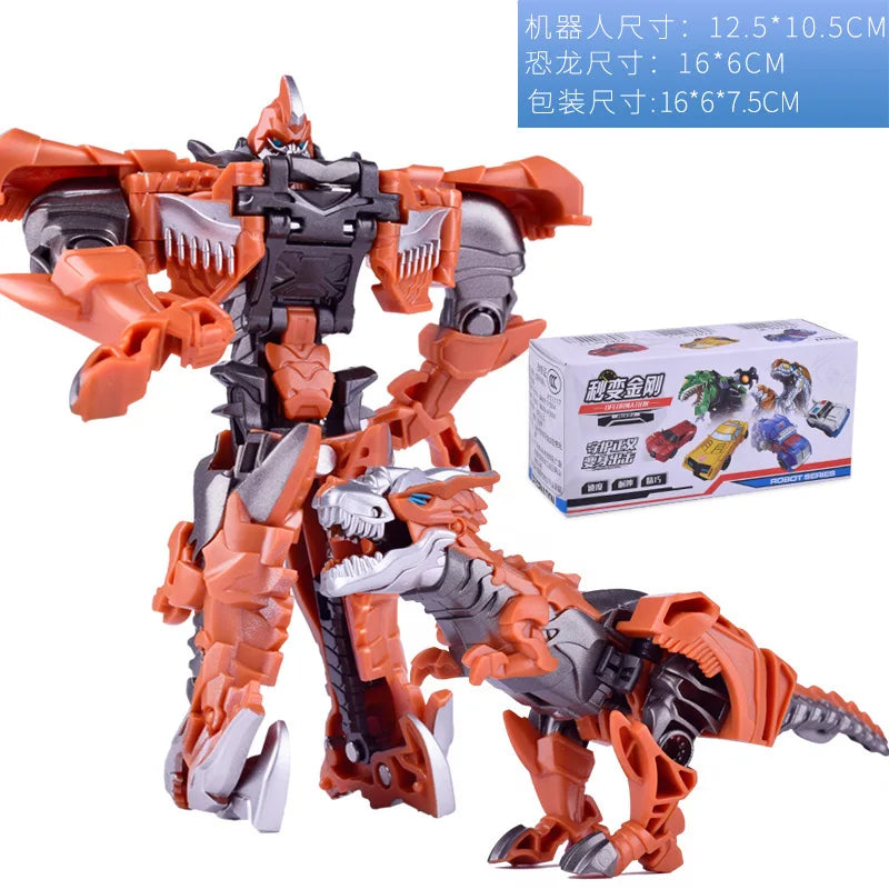 12CM Transformation Robot Kit Toys Models 2 In 1 One Step Model Deformed Car Toy for Boy Gift