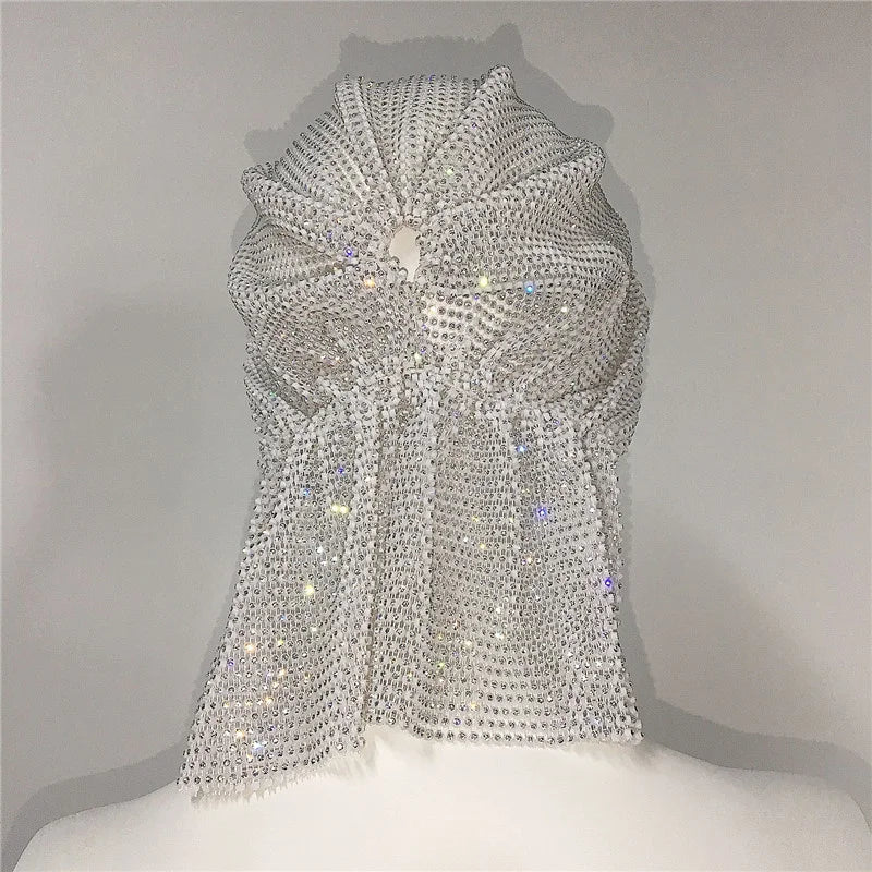 Crystal Diamonds Bandana Hair Band 2023 Fashion Headband Woman Hip Hop Headscarf Rave Festival Turban Club Party Headwear