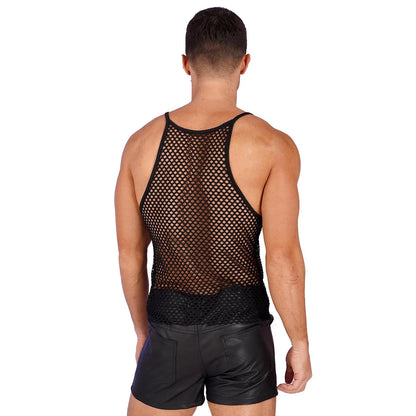 YiZYiF Sexy Mens Mesh Clubwear T Shirts Super Soft Mesh Undershirt See-Through Breathable Men T-Shirt Sexy Tops Dance Wear