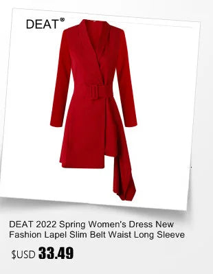 DEAT Fashion Blazer para mujer, nueva moda, chaqueta de traje con muescas de encaje y retazos de manga larga en contraste, otoño 2024, 17A1298