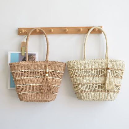 New Paper String Hand-woven Straw Bag