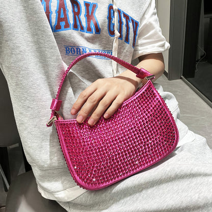 Sac à main brillant en diamant pour femme