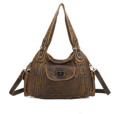 Sac bandoulière à imprimé léopard pour femme