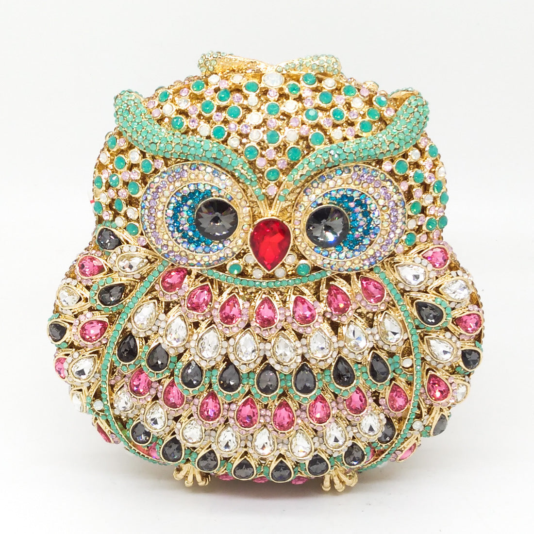 Coffret dîner hibou animal strass