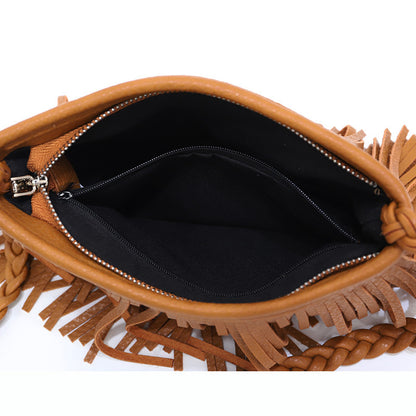 Hand-woven Tassel Bag Shoulder Crossbody Bag