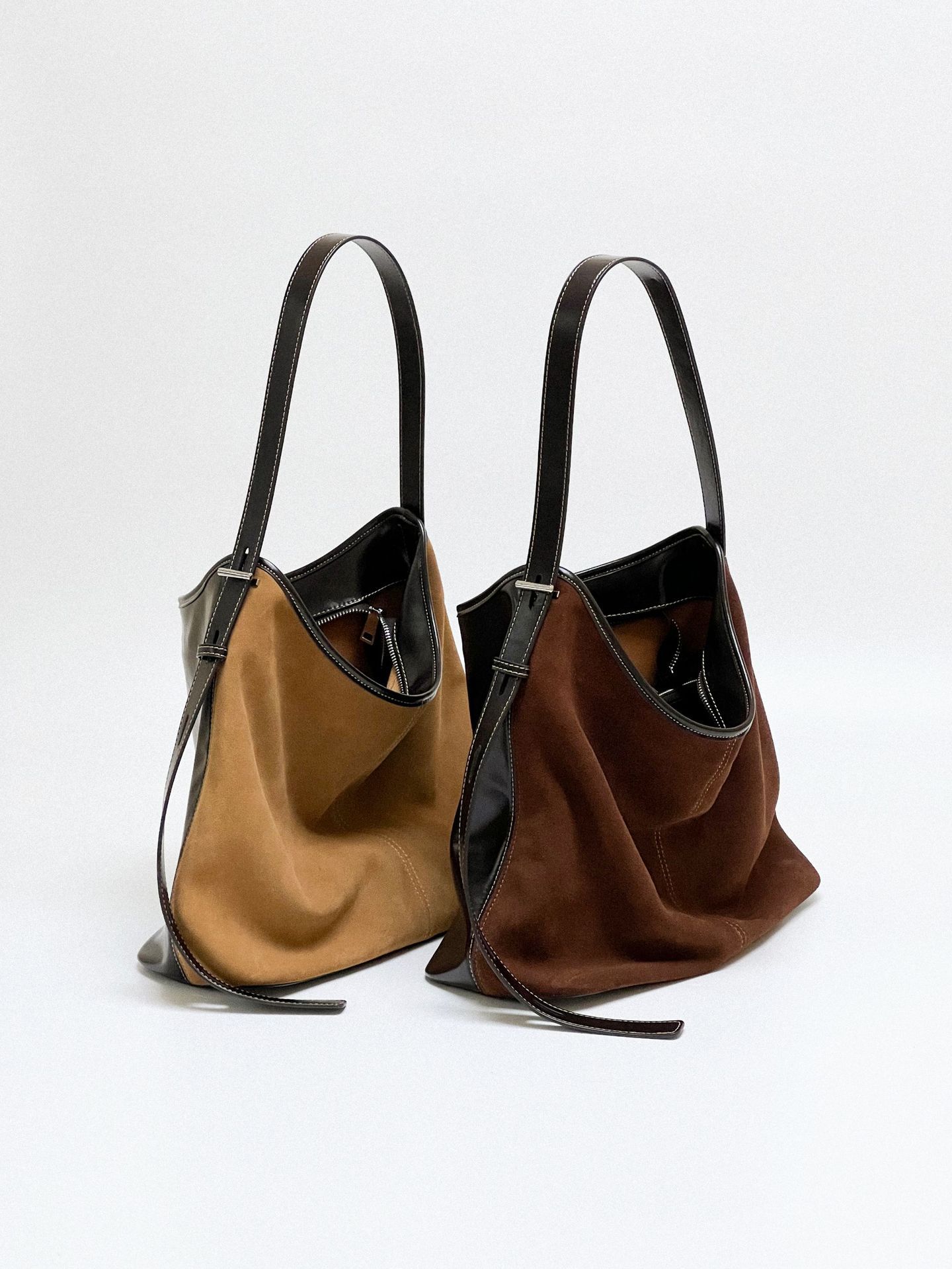 Sac à main en cuir mat pour femme