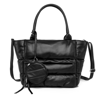 Bolso de hombro de color sólido de moda con temperamento para mujer