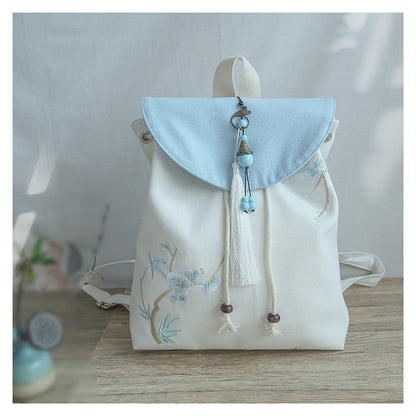 Ethnic Handbag All-match Fairy Style Antiquity Bag Mori Style Shoulder Bag Ancient Style Han Chinese Clothing Bag In Hand National Style Pastoral