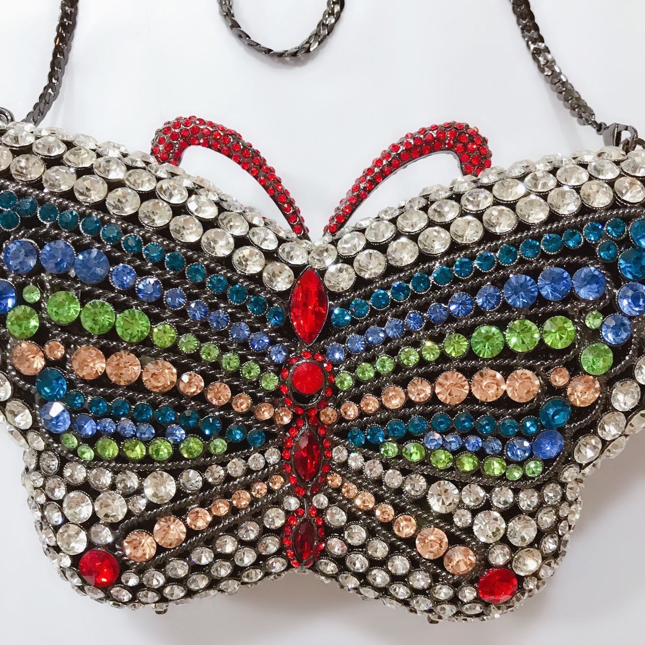 Bolso de cena con forma de mariposa para mujer