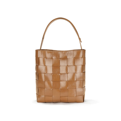 Sac seau tissé tendance pour femme