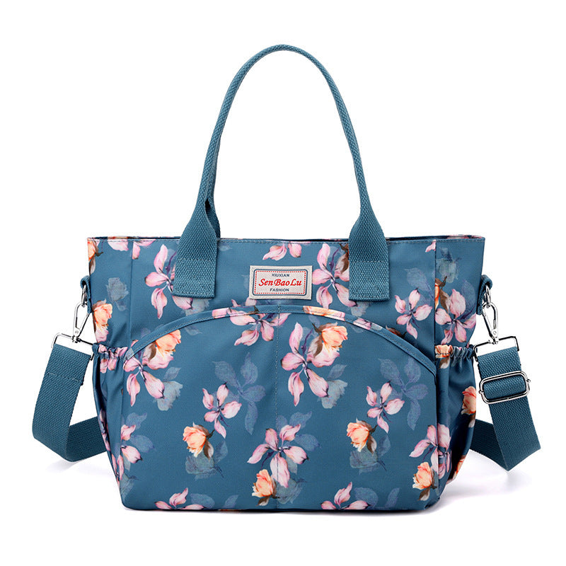 Sac à main imprimé tendance à bandoulière de grande capacité pour femme