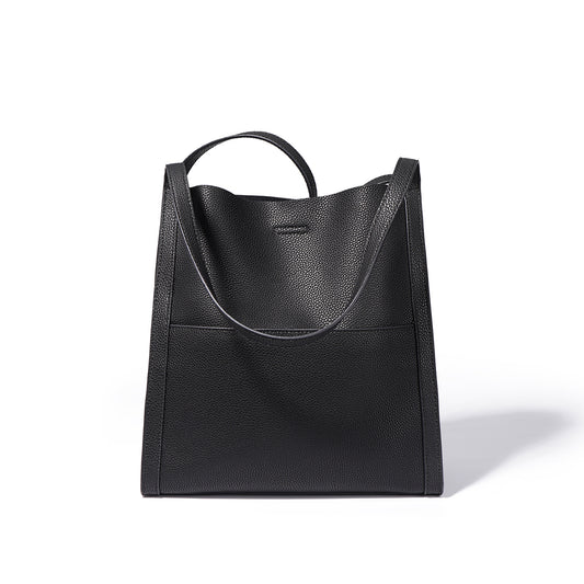 Sac à bandoulière Sentong Qin Bucket en cuir de vachette première couche pour femme, grande capacité