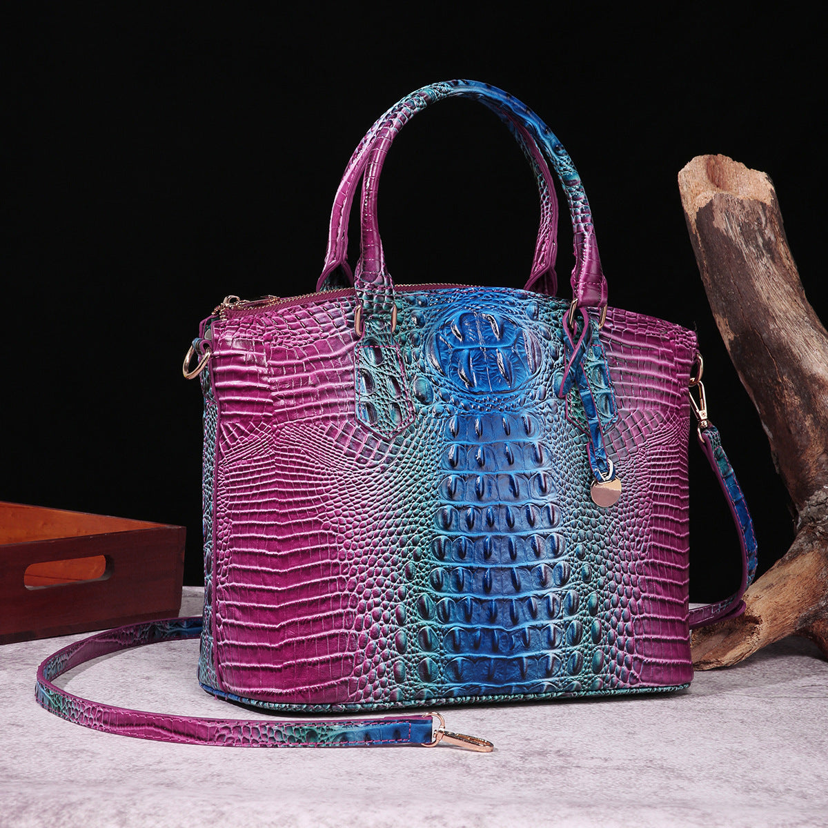 Sac à bandoulière rétro portable pour femme