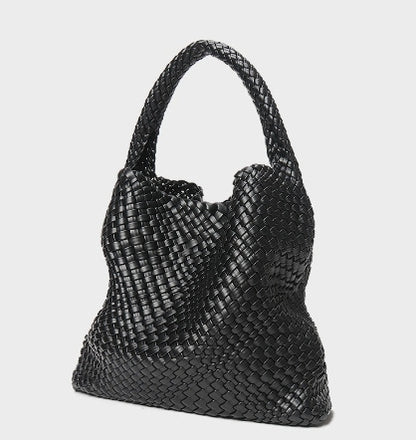 Bolso grande tejido a mano para mujer, bolso de viaje