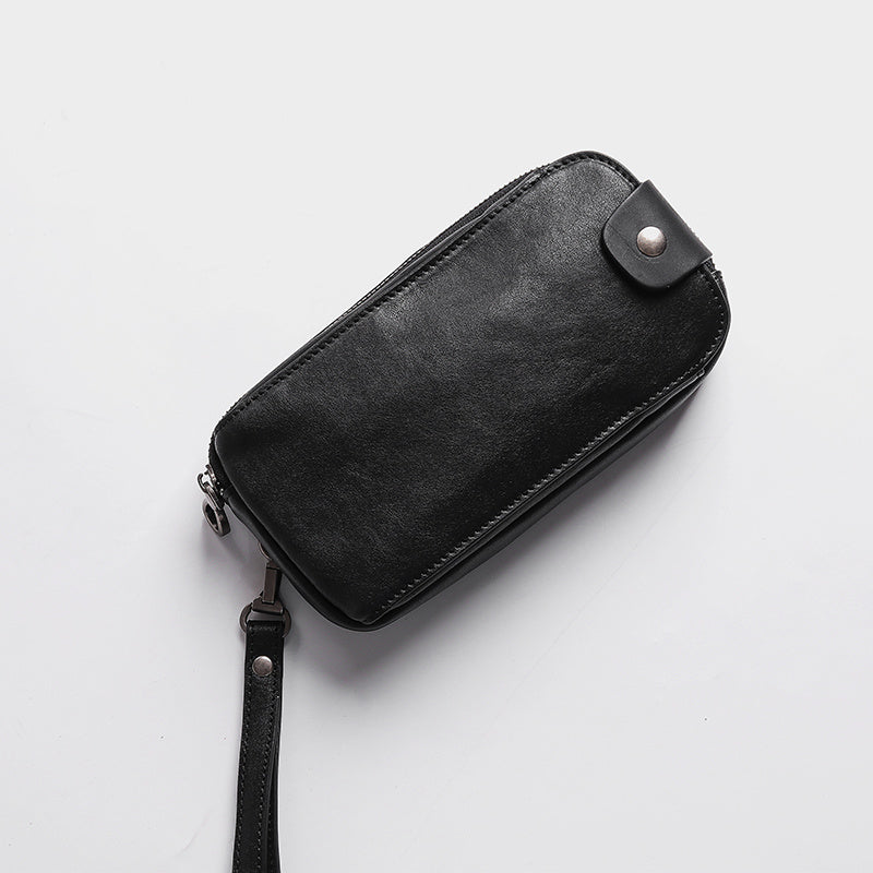 Bolso bandolera informal para teléfono móvil de un solo hombro para hombre