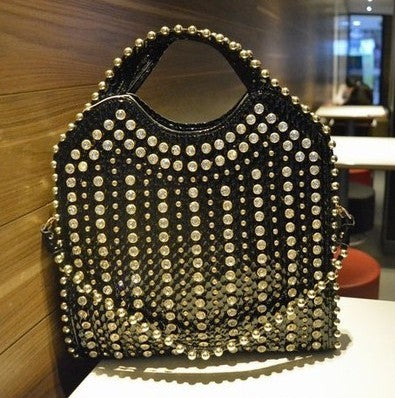 Sac messager à main Fashion avec strass et diamants