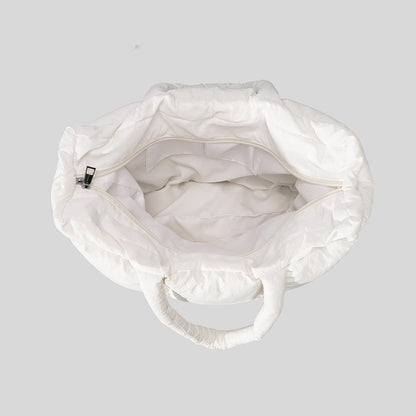 Sac à main en duvet souple pour femme, sacs en coton remplis de coton