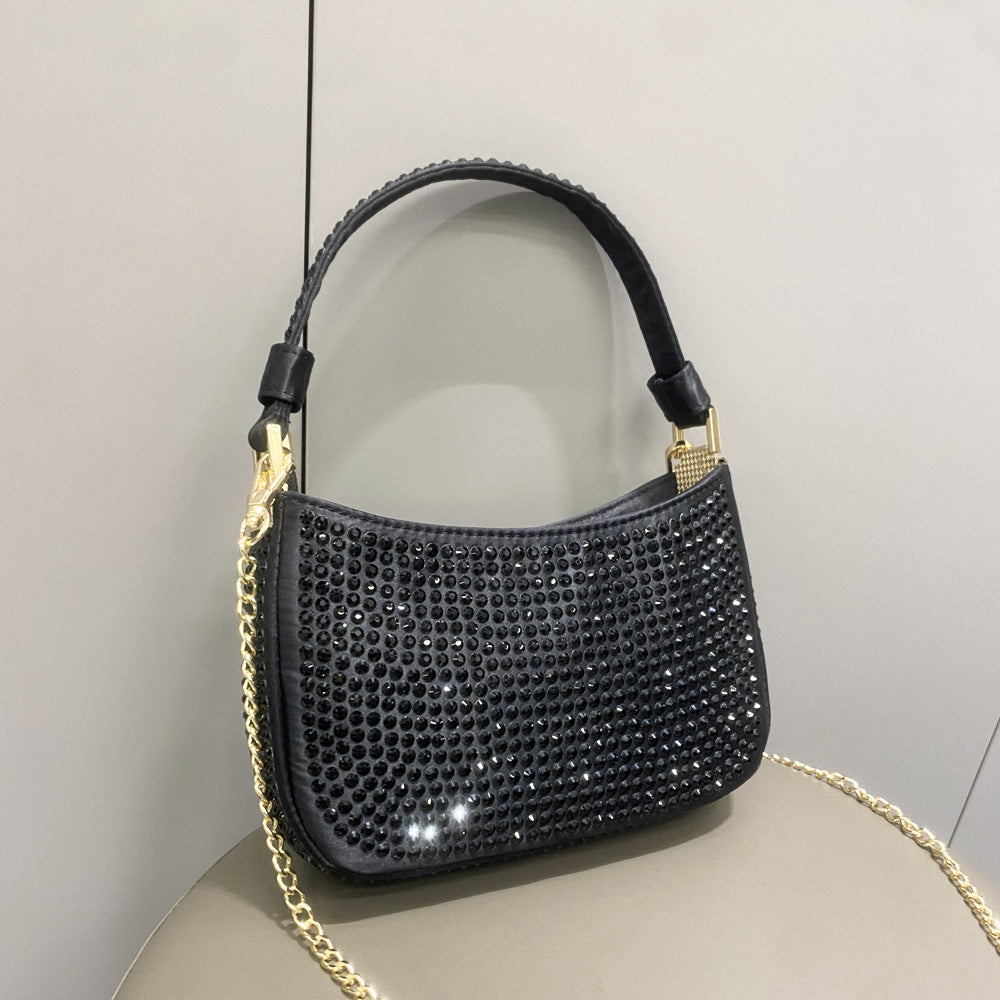 Sac à main brillant en diamant pour femme