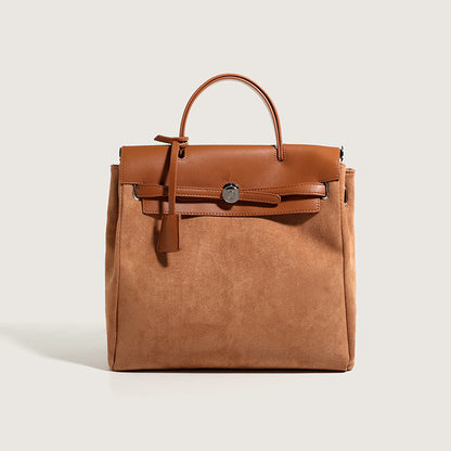 Sac à main rétro en toile et cuir pour femme, nouvelle collection automne