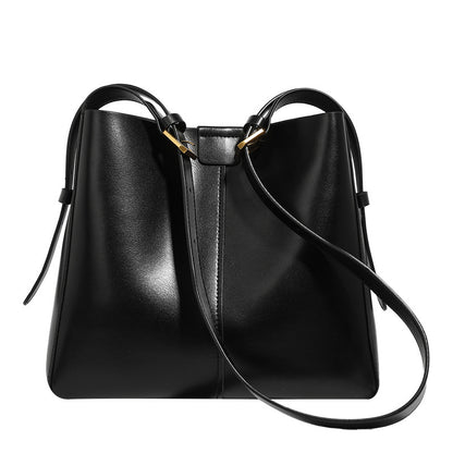 New Spring Bucket Bag Soft Leather