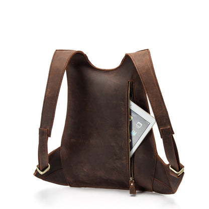 European And American Simple Leather Shoulder Bag