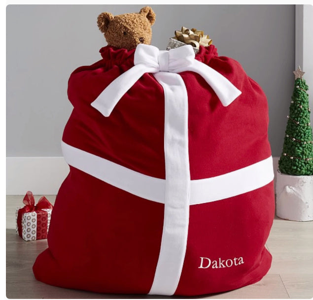 Extra Large Christmas Gift Bag With Drawstring