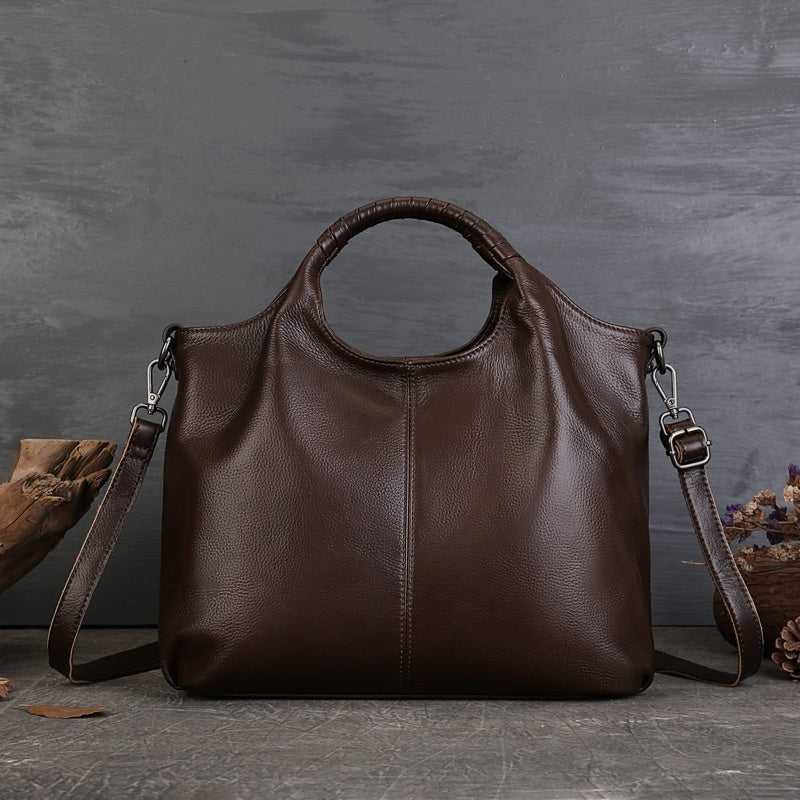 Vintage Tote High-grade Genuine Leather Women