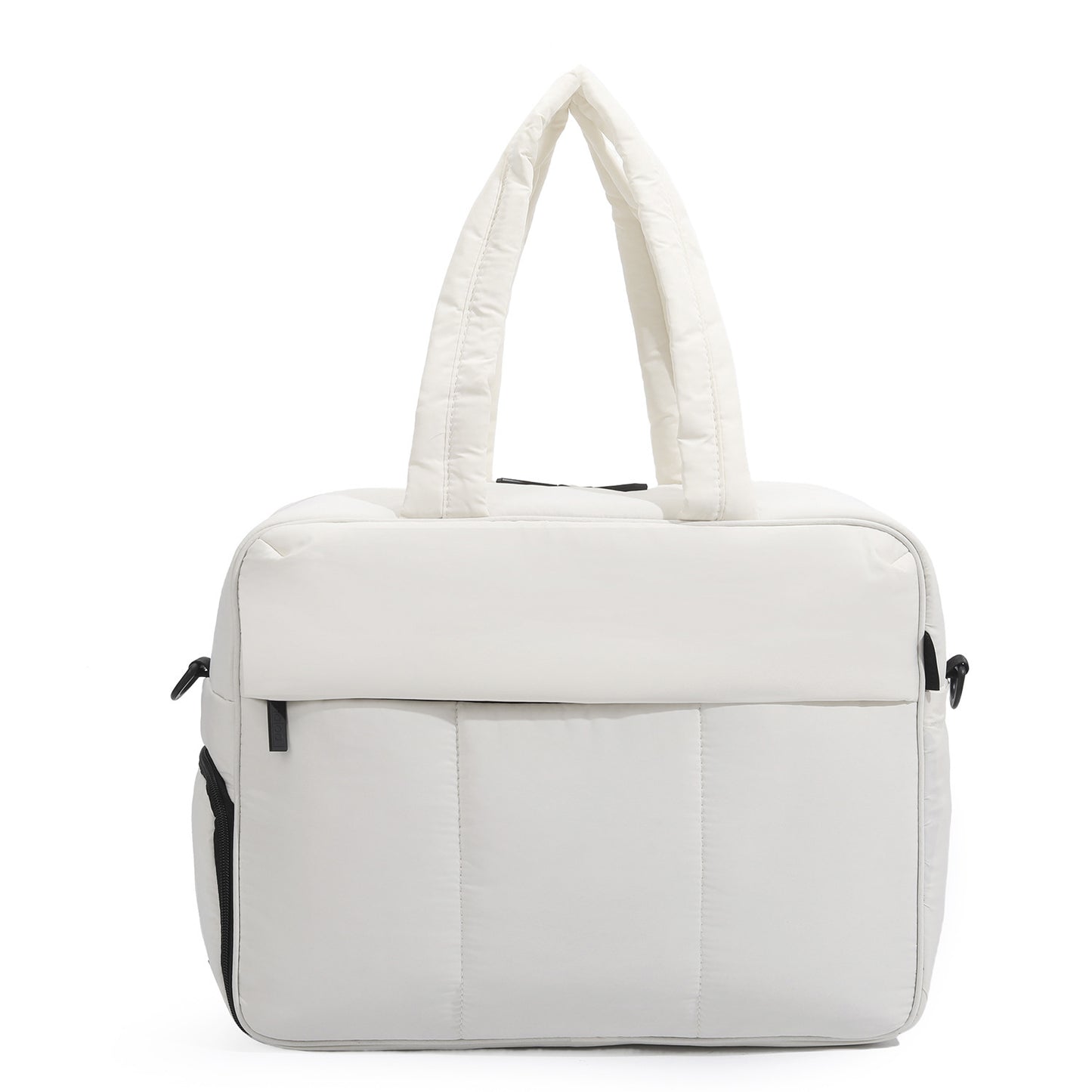 Bolsos de mano de plumón, bolsa de viaje de invierno, bolsa de lona con compartimento para zapatos, portátil, para deportes, yoga, gimnasio, fitness, bolsos de hombro para fin de semana, bolso de mano para pasar la noche para mujer