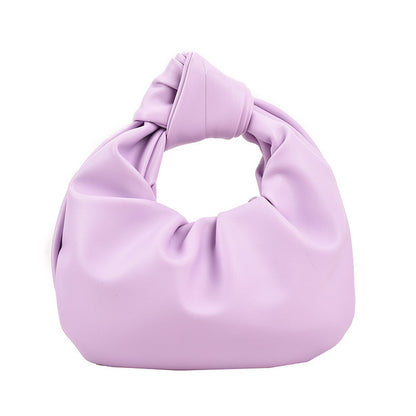 Bolso bandolera estilo occidental portátil con pliegues para mujer