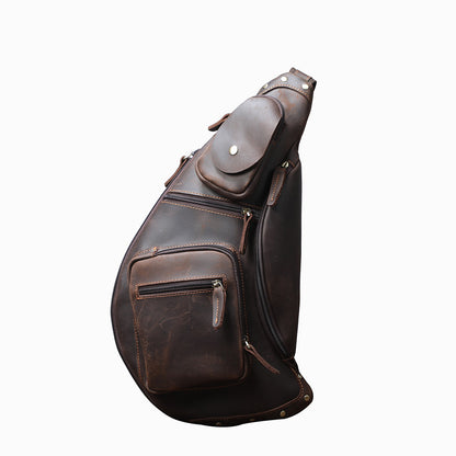 Bolso bandolera de gran capacidad para hombre, para ocio y deportes