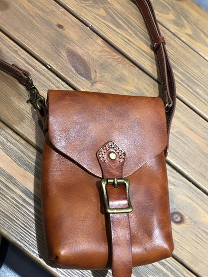 Handmade Top Leather Shoulder Bag