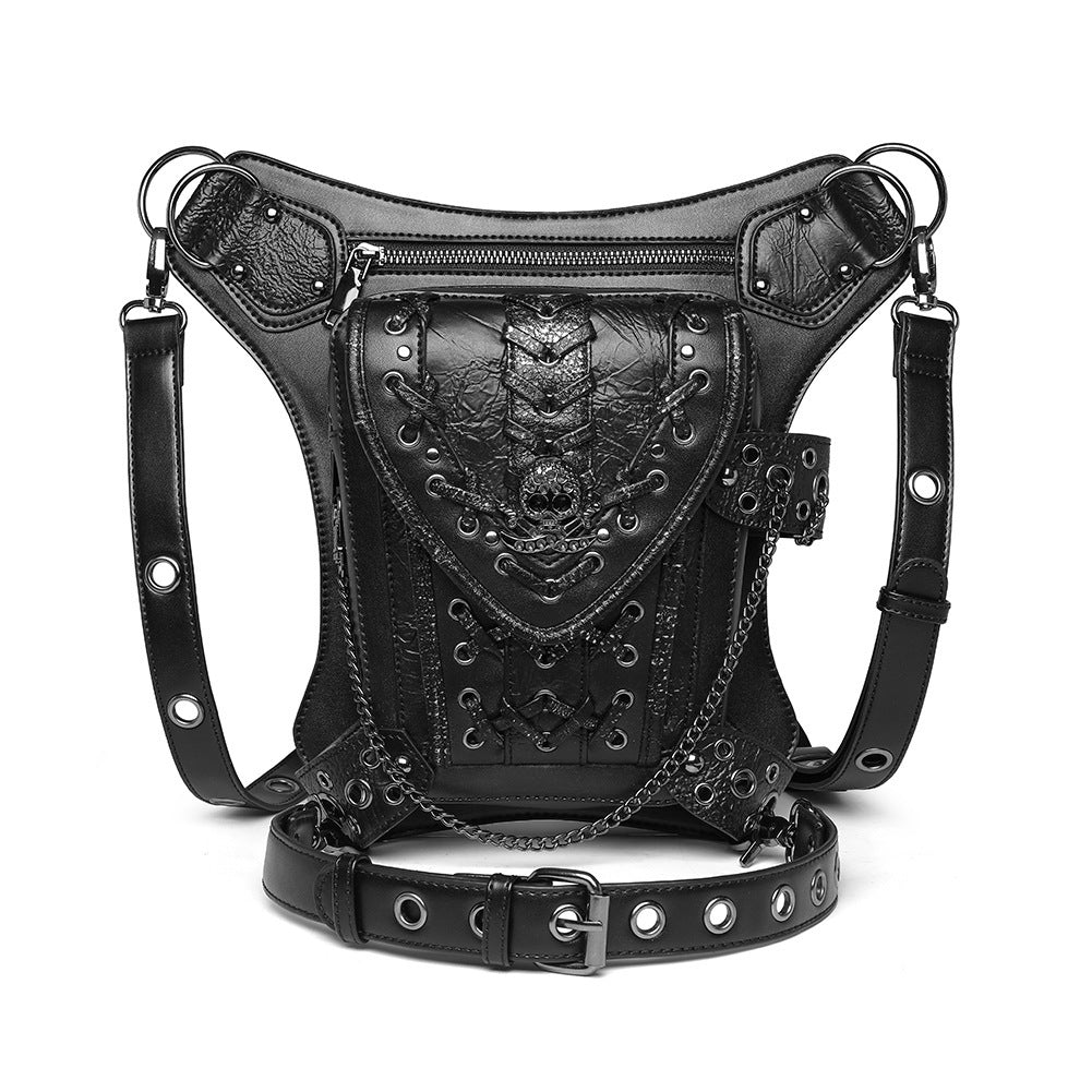 Sac messager à une épaule pour femme Skull Locomotive