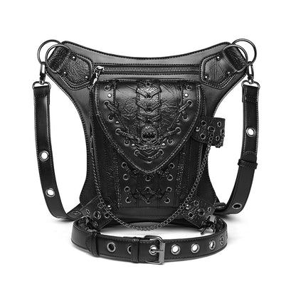 Sac messager à une épaule pour femme Skull Locomotive