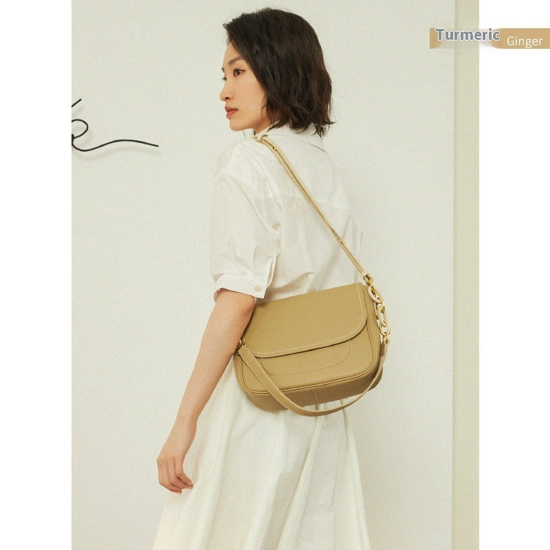 Sac à main en cuir de vachette de haute qualité, tendance et assorti