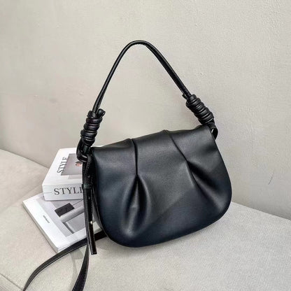 Petit sac bandoulière en cuir souple