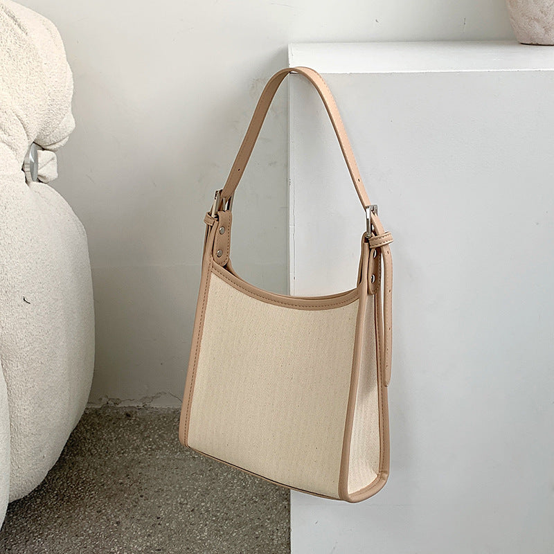 Sac à main d'été pour femme, nouvelle couture, sac à bandoulière, mode, niche, tout-assorti, sac à main à haute sensibilité