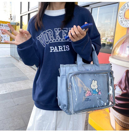 Sac à main japonais mignon à bandoulière de grande capacité Jk