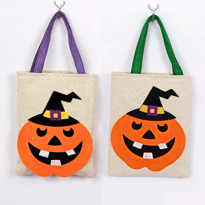 Halloween Decorative Candy Burlap Handbag