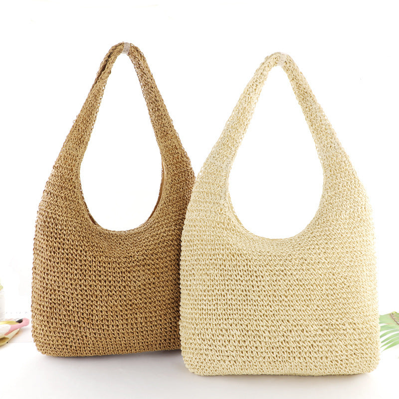 Sac tissé simple et tendance pour femme